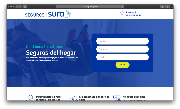 Diseño y Desarrollo de Seguros Sura